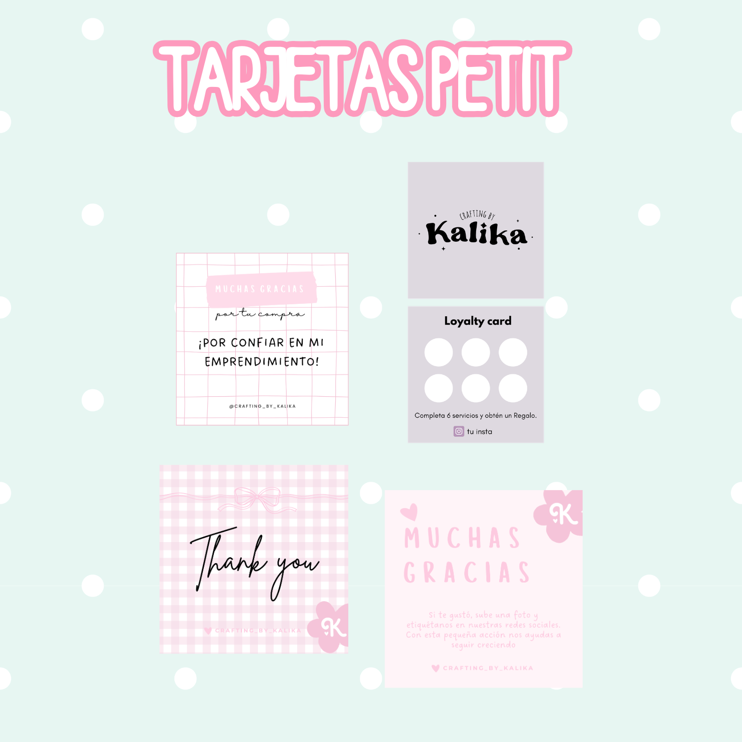 Tarjetas petit