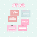 Tarjeta Gift Card