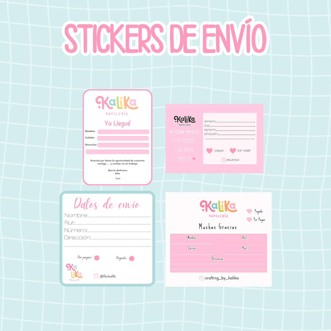 Sticker de envío